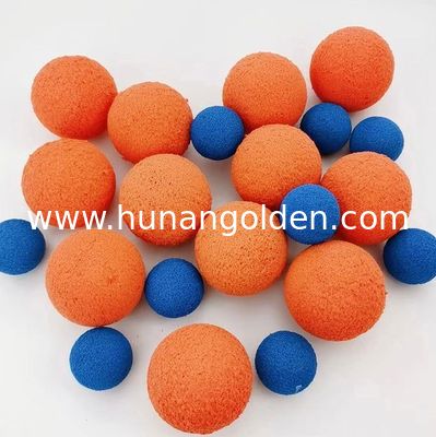 2"-8" Rubber Sponge Cleaning Ball Round For Concrete Pipe Tube Cleaning