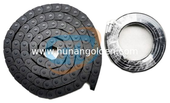 Black Concrete Pump Spare Parts Metal Drag Chain For Outrigger 1031000021